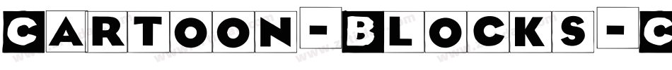 Cartoon-Blocks-Christmas字体转换