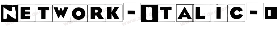 Network-Italic字体转换