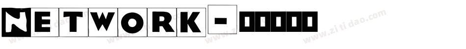 Network字体转换