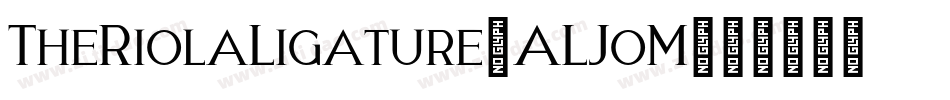 TheRiolaLigature-ALJoM字体转换