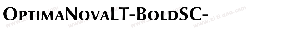 OptimaNovaLT-BoldSC字体转换
