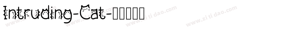 Intruding-Cat字体转换
