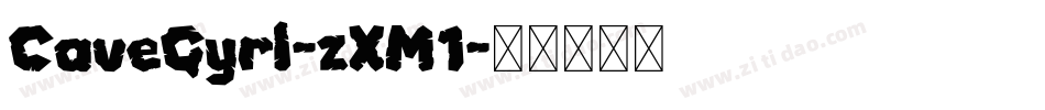 CaveGyrl-zXM1字体转换