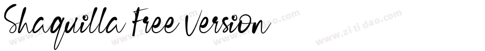 Shaquilla-Free-Version字体转换 Shaquilla-Free-Version字体转换