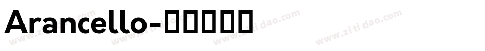 Arancello字体转换