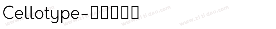 Cellotype字体转换