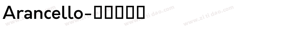 Arancello字体转换