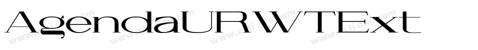 AgendaURWTExt字体转换