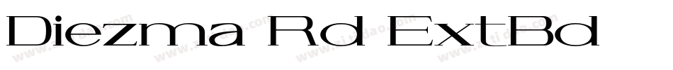Diezma-Rd-ExtBd字体转换