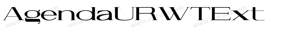 AgendaURWTExt字体转换