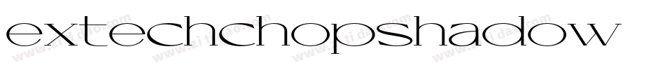 extechchopshadow字体转换