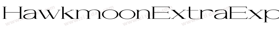 HawkmoonExtraExpandedItalic-yRld字体转换