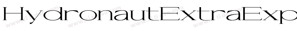 HydronautExtraExpandedItal-jEE50字体转换