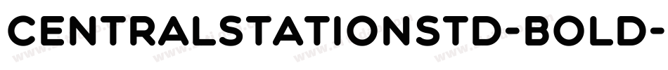 CentralStationStd-Bold字体转换