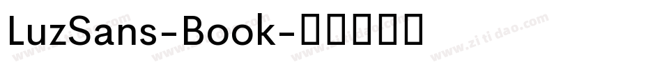 LuzSans-Book字体转换
