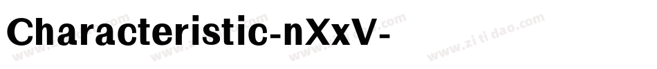 Characteristic-nXxV字体转换