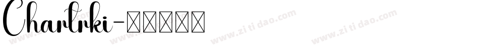 Chartrki字体转换