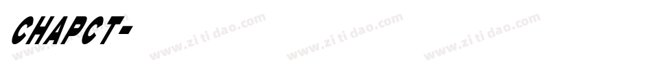 CHAPCT字体转换