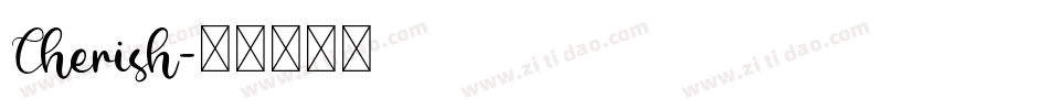 Cherish字体转换