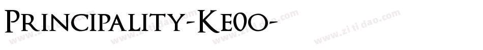 Principality-Ke0o字体转换