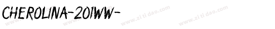 Cherolina-2O1WW字体转换