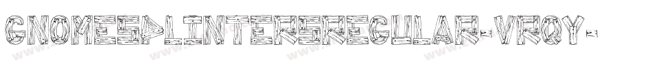 GnomeSplintersRegular-VRqy字体转换