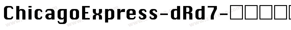 ChicagoExpress-dRd7字体转换