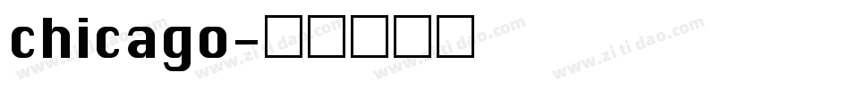 chicago字体转换