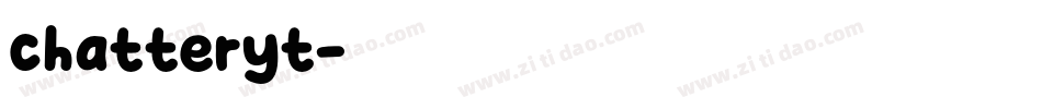 chatteryt字体转换