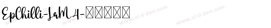 EpChilli-LrM4字体转换