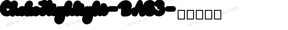 ChokoHighlight-BA63字体转换