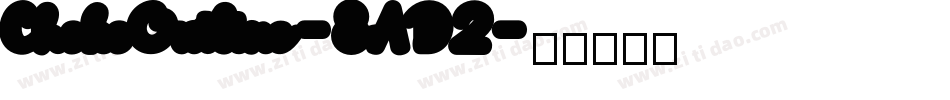 ChokoOutline-8AD2字体转换