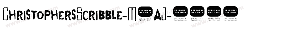 ChristophersScribble-M7aJ字体转换