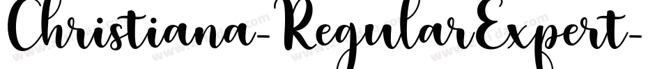 Christiana-RegularExpert字体转换