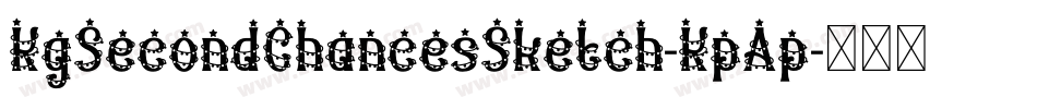 KgSecondChancesSketch-KpAp字体转换