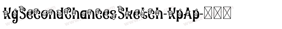 KgSecondChancesSketch-KpAp字体转换
