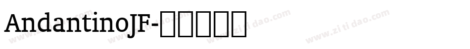 AndantinoJF字体转换
