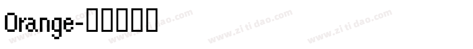 Orange字体转换