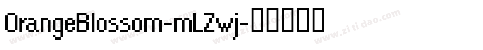 OrangeBlossom-mLZwj字体转换