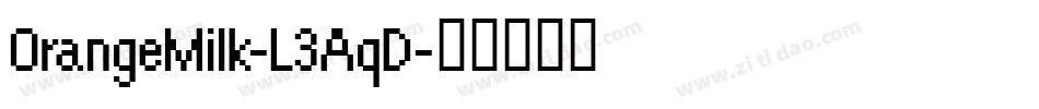 OrangeMilk-L3AqD字体转换