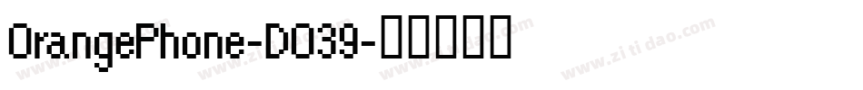 OrangePhone-DO39字体转换