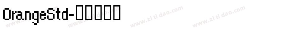 OrangeStd字体转换