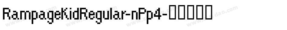 RampageKidRegular-nPp4字体转换