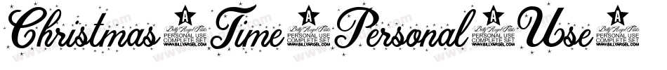 Christmas-Time-Personal-Use字体转换