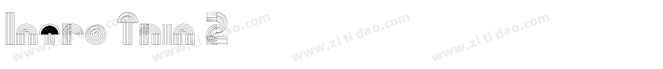 Intro-Thin-2字体转换