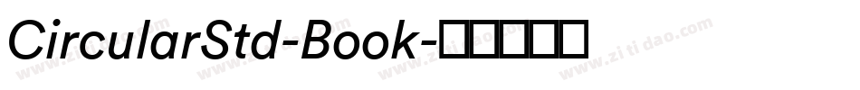 CircularStd-Book字体转换