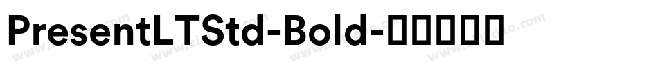 PresentLTStd-Bold字体转换