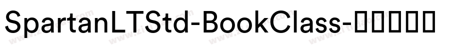 SpartanLTStd-BookClass字体转换