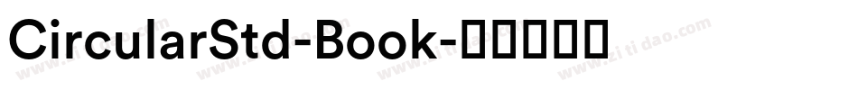 CircularStd-Book字体转换
