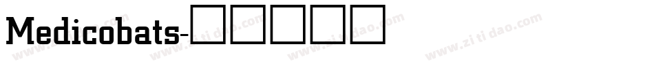 Medicobats字体转换